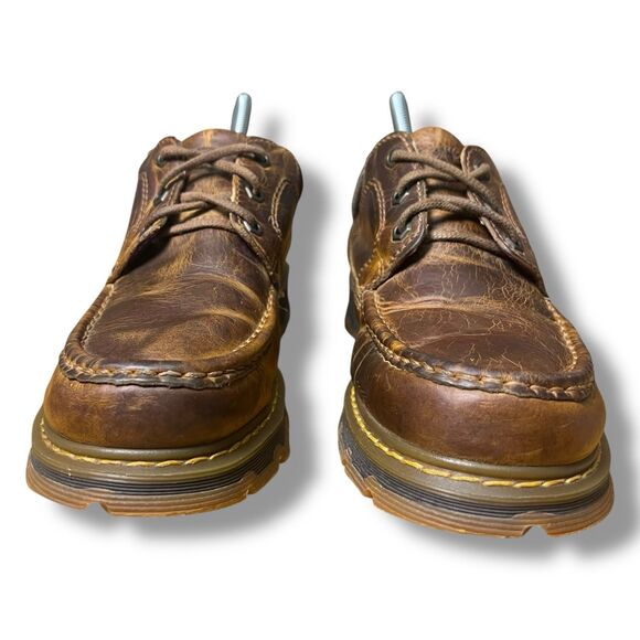 Dr Martens M 9 W11 Brown Leather Boots - Picture 6 of 14